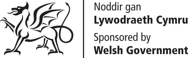 Noddir gan Lwodraeth Cymru - Sponsored by Welsh Government